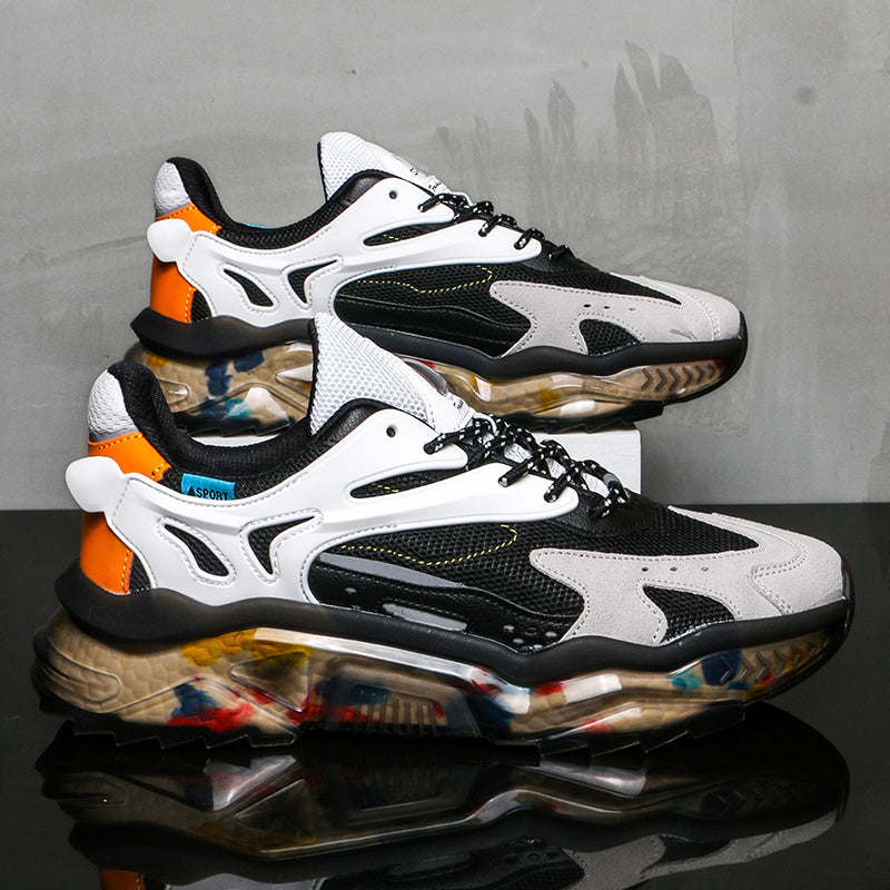 Shock Absorption Lace Up Sneakers Autumn & Winter
