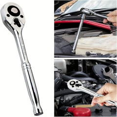 20 32 Cm Quick Ratchet Wrench Two Way Ratchet Socket Plate Handle Extension