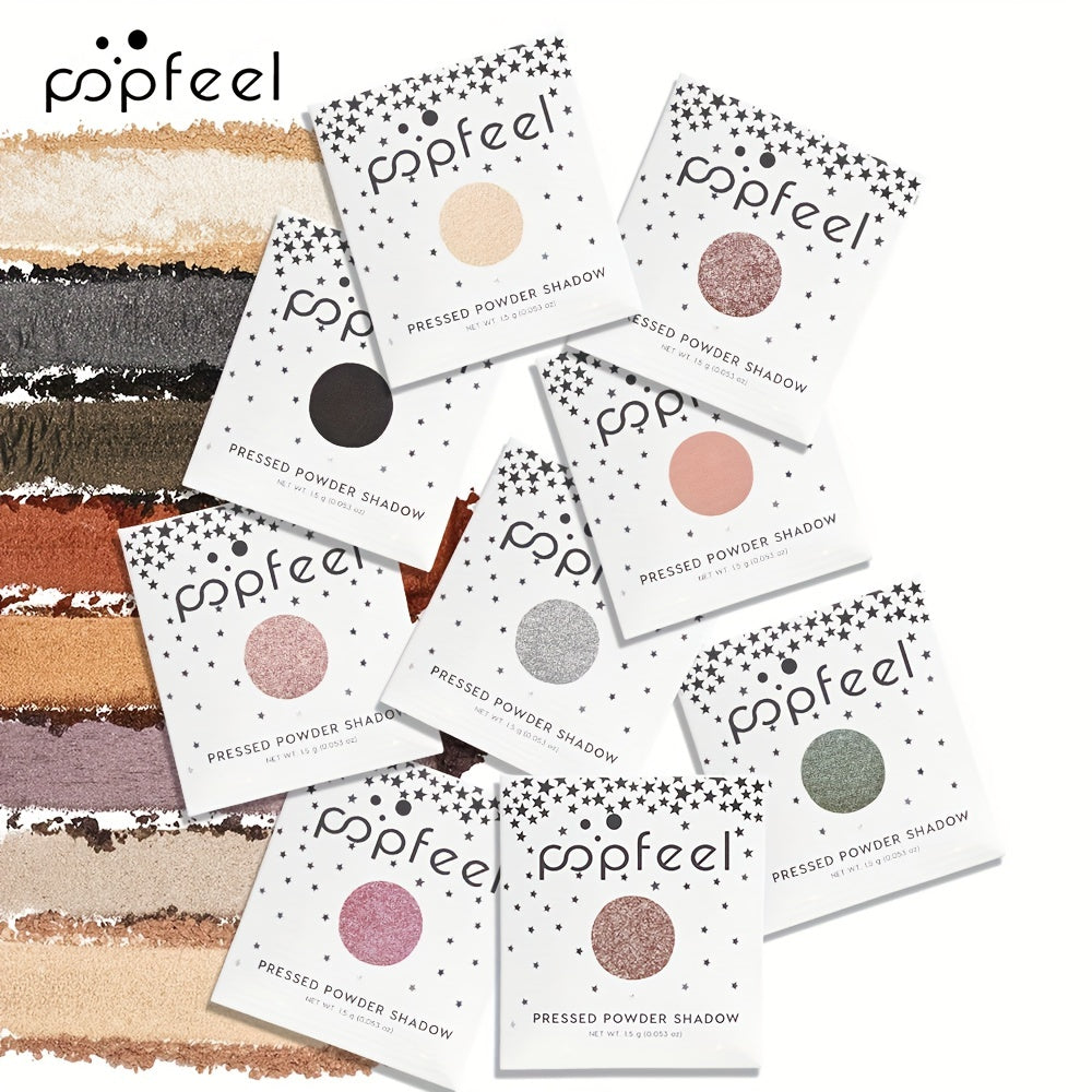 Monochrome Earth Tone Eyeshadow Powder for Halloween & Stage Makeup