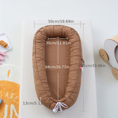 Organic Cotton Baby Lounger Nest Soft and Breathable Co Sleeping Bed