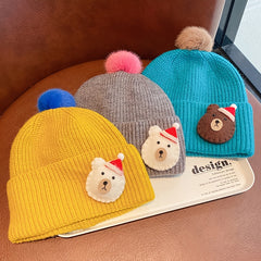 Baby Cartoon Pattern Beanie Winter Christmas