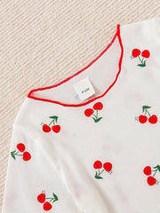 Toddler Baby Girls Fruit Print Top Trousers Set
