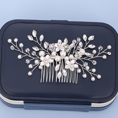Faux Pearl Wedding Hair Comb Bridal Hair Pin For Wedding