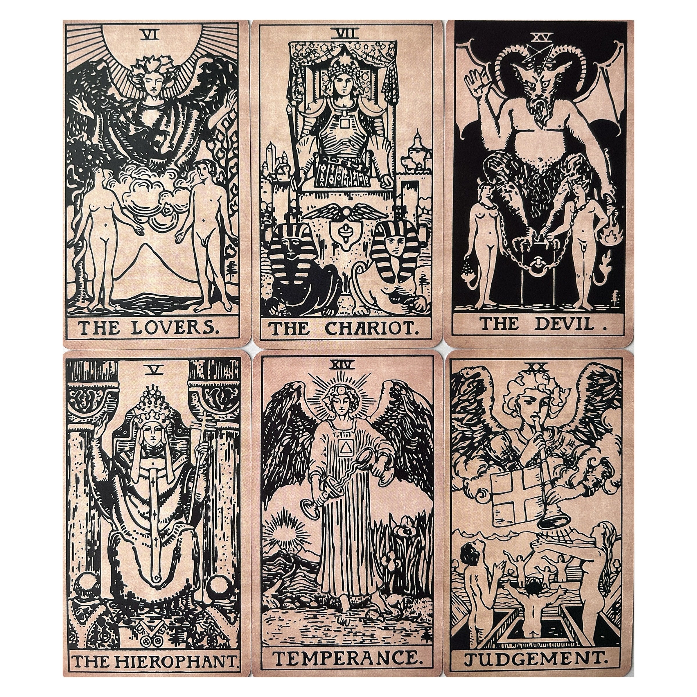 Outdoor Entertainment Tarot Deck & Retro Board Game Set