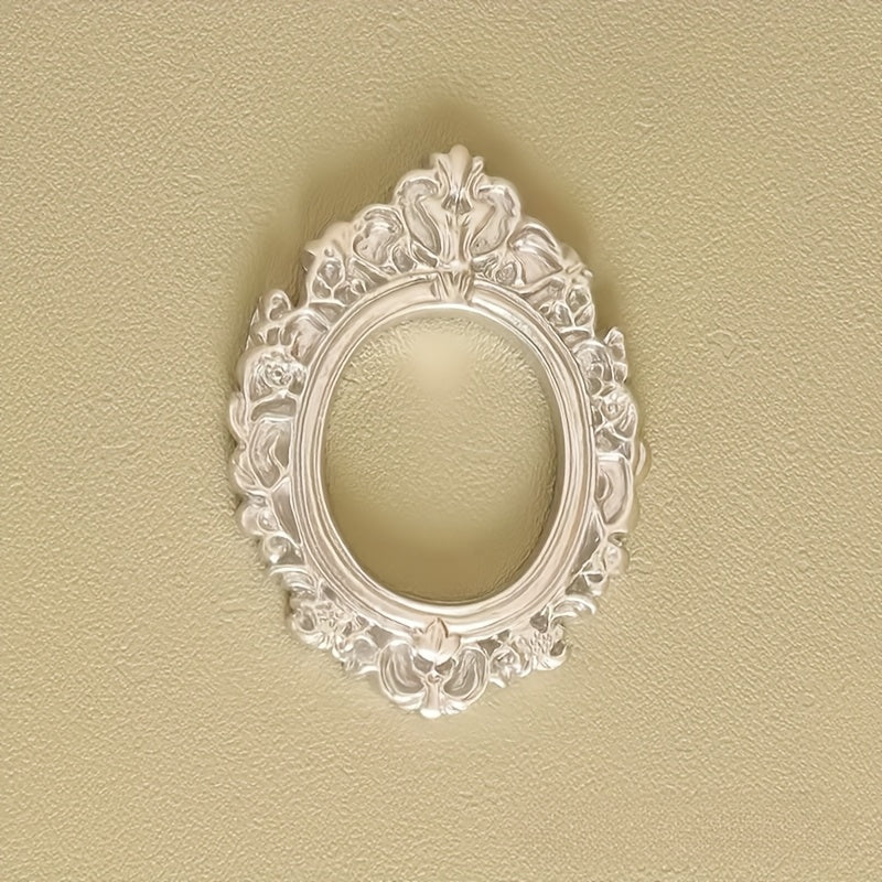 5pcs Mini Retro European Style Photo Frame Wall Decor Resin Golden and Silver