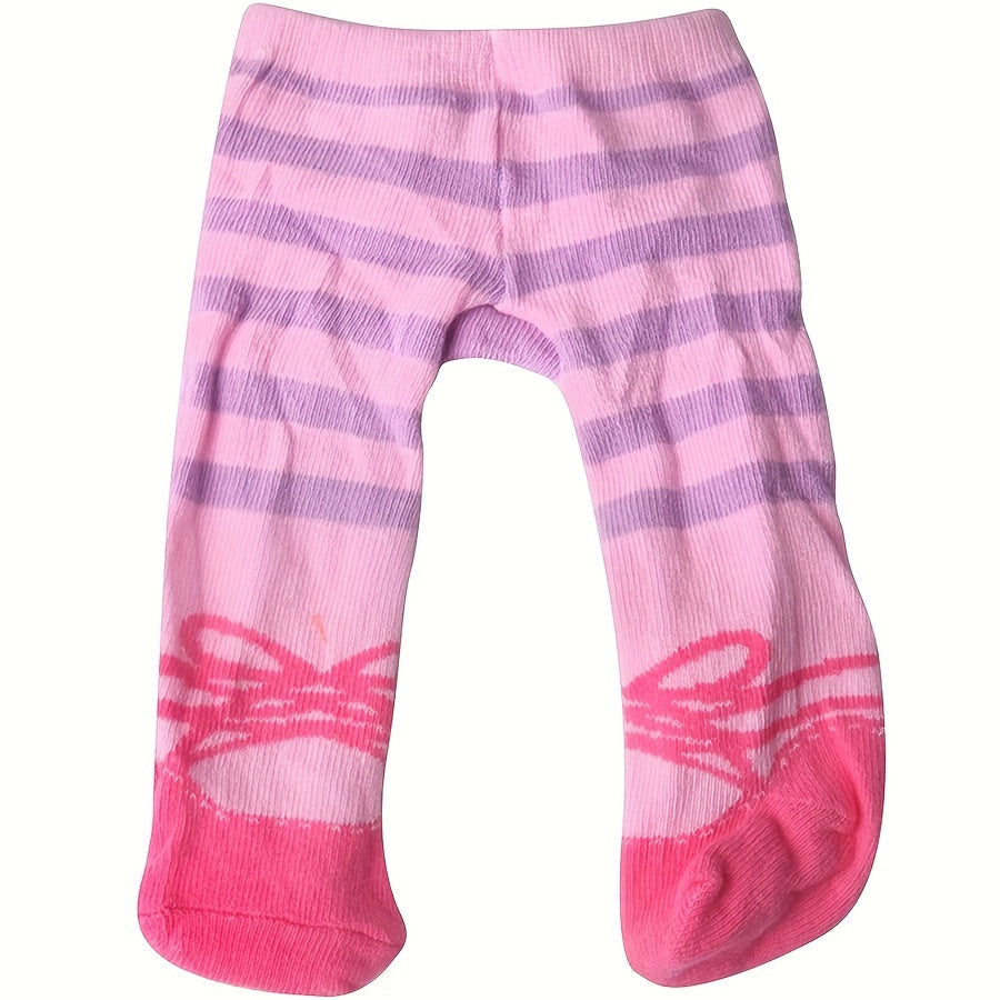 Newborn Doll Clothing Set: Leggings with Socks for 17-18 Inch Dolls