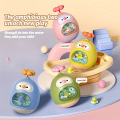 2-in-1 Tumbler Water Toy Bath Duck Spray Gun for Children Fun
