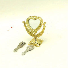 1:12 Scale Mini Doll House Mirror Makeup Furniture Toy
