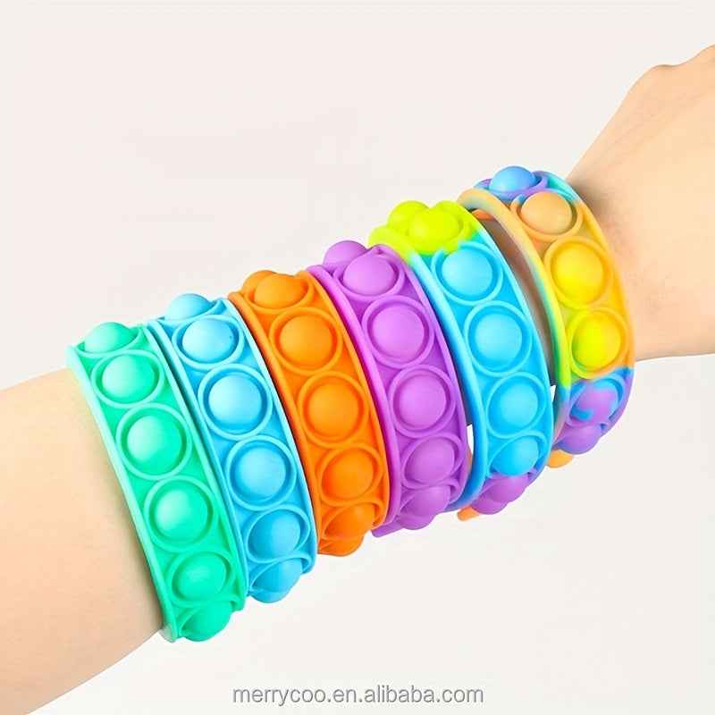 20pcs Pop Bubble Fidget Toy Bracelet Set