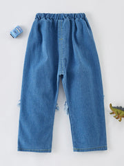 Baby Boy Dog Wide Leg Jeans