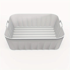 1pc Reusable Silicone Air Fryer Square Liners 4 8QT Easy Cleaning Heat Resistant