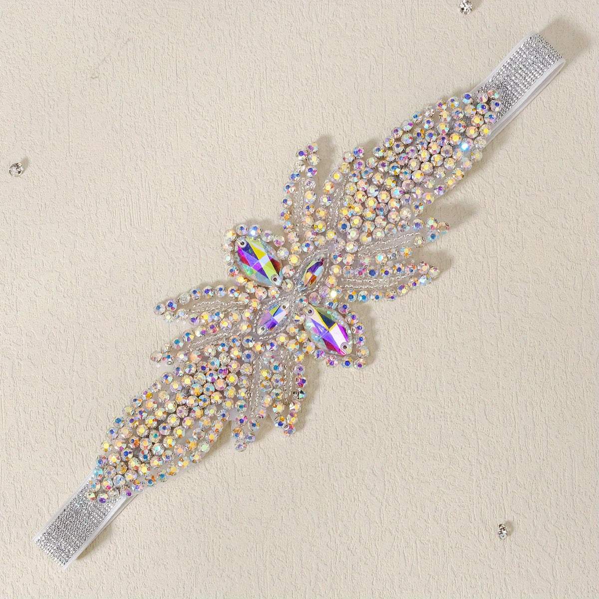 Elastic Rhinestone Headband for Women