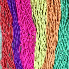 92pcs 4MM Turquoise Beads DIY Round Stone Beads Small Beads For Jewelry Making