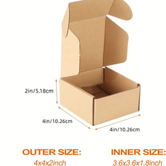32pcs Small Corrugated Cardboard Boxes 16x10x5cm Packaging Mailer Gift Crafts
