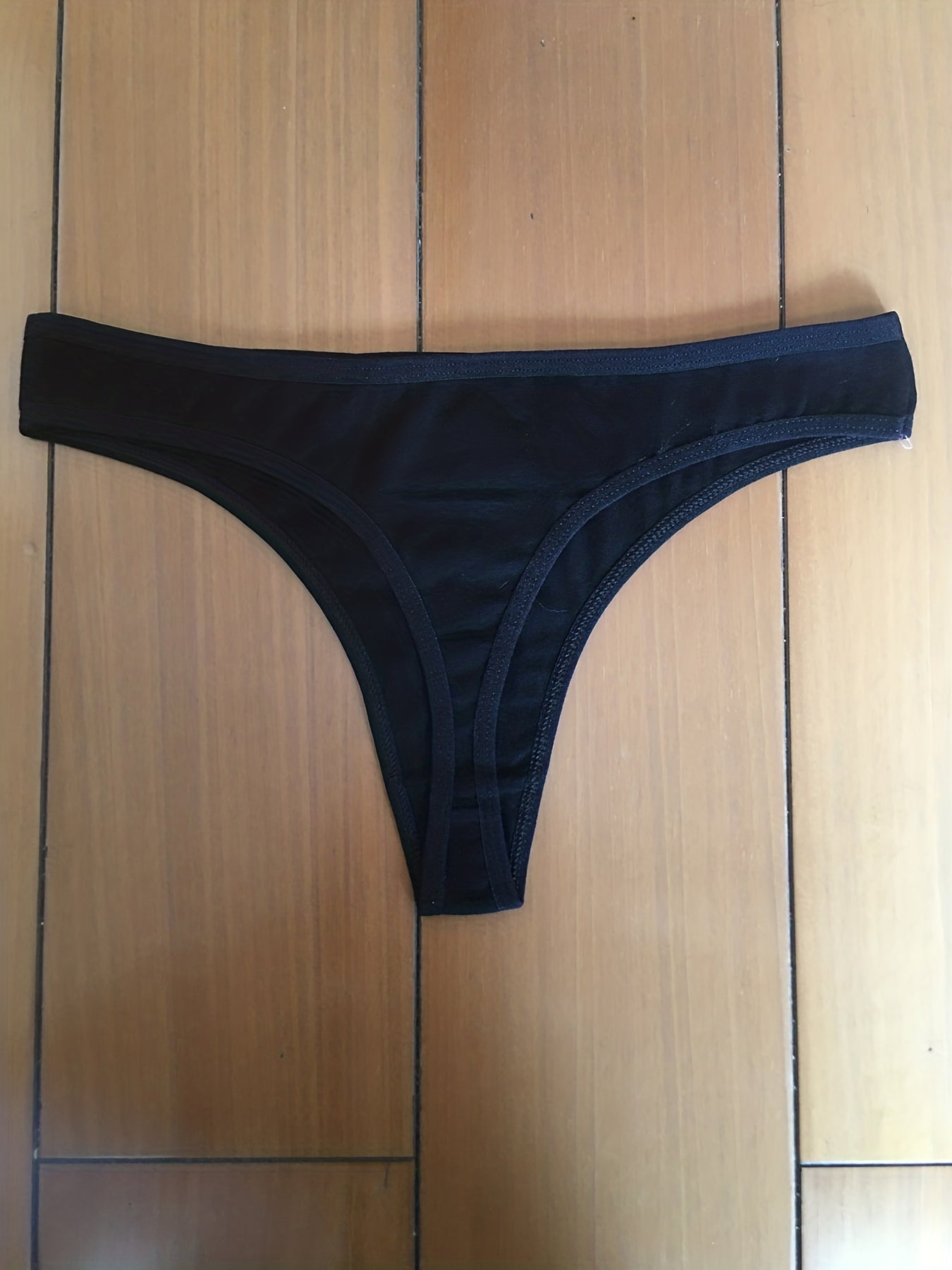 6pcs Seamless Mixed Thongs Breathable Thin Panties Lingerie
