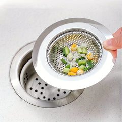 2pcs Sink Strainer Stainless Steel Large Wide Rim 4.5" Diameter Sink Basket