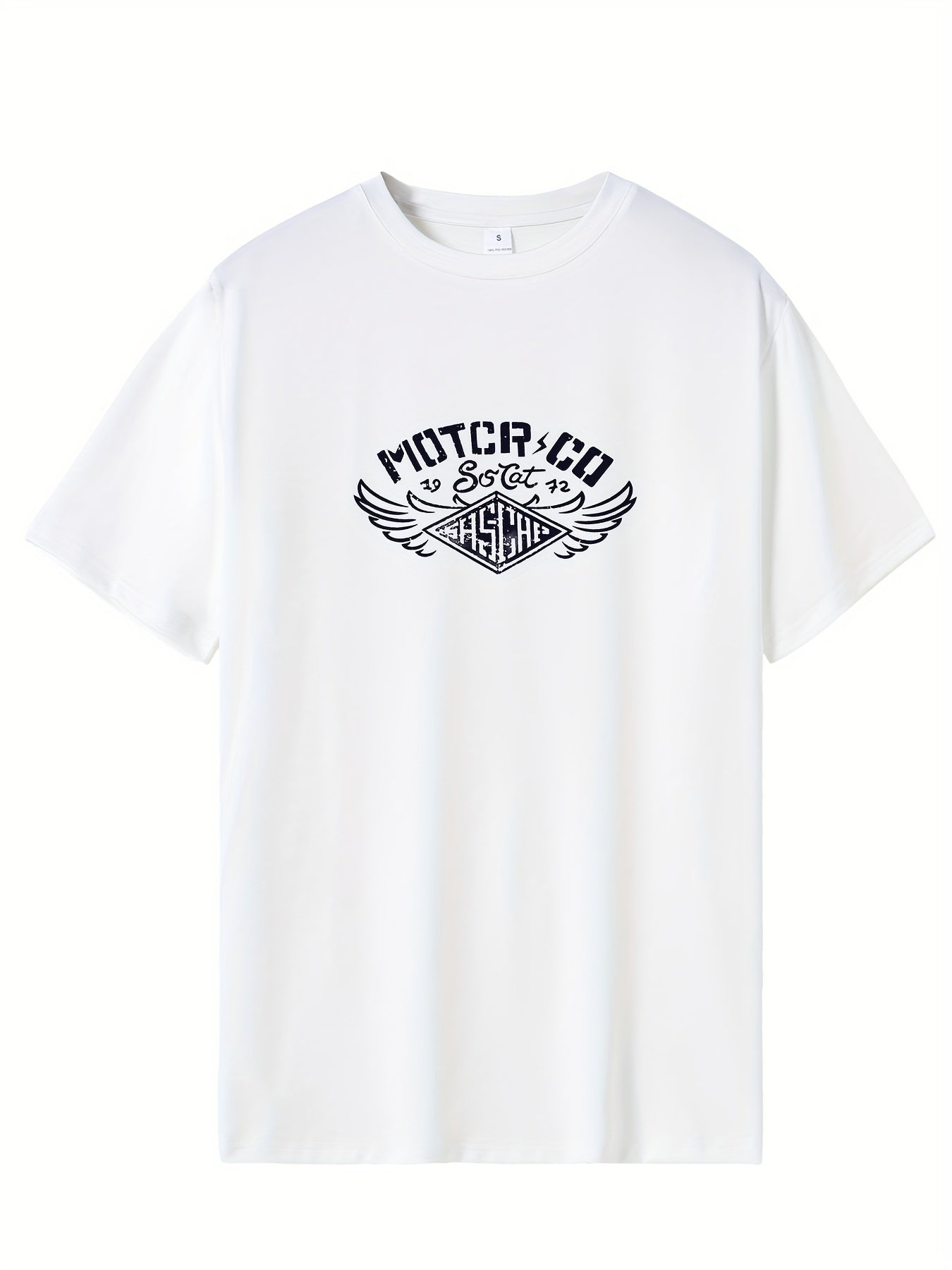 Men's Casual Street Style Round Neck Tee Shirt