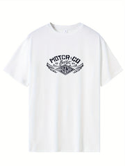 Men's Casual Street Style Round Neck Tee Shirt