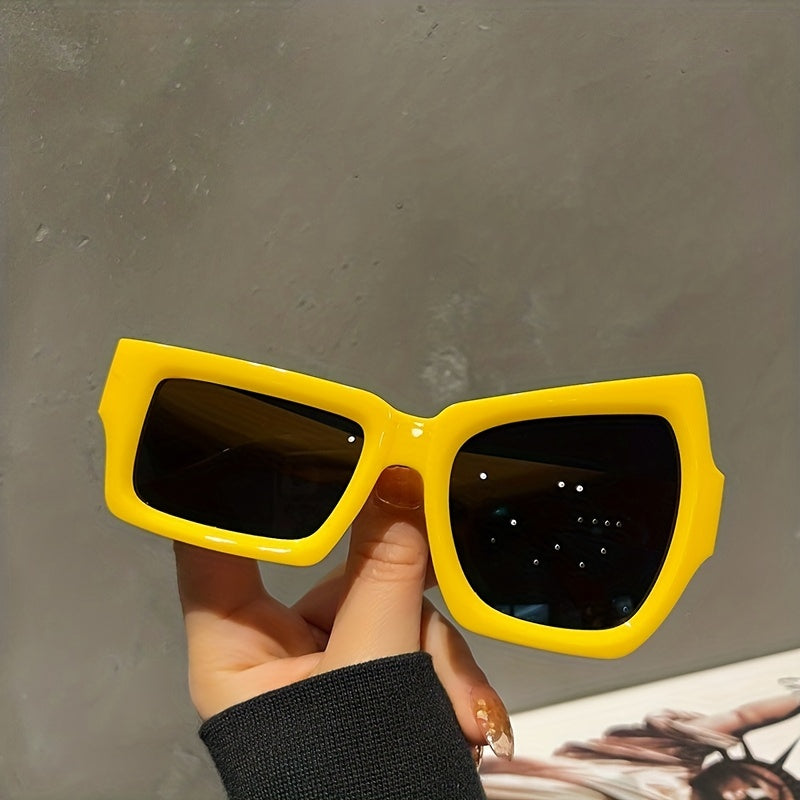 Y2K Irregular Frame Sunglasses for Women Men Hiphop UV400