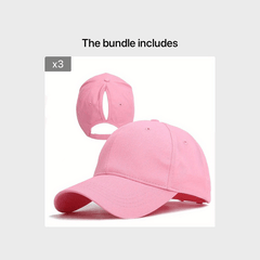 Tie Dye Ponytail Cap Women Sunscreen Dad Hat