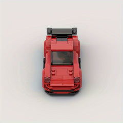 165pcs Classic Red Sports Car Building Blocks Set Educational Model Toy