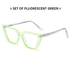 Light Blocking Cat Eye Computer Glasses Women Men TR90