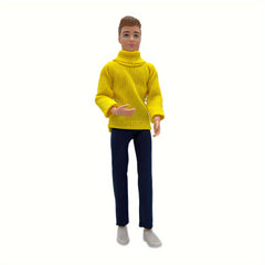 Male Doll Set w/ Interchangeable Outfits 2 Pack Multijoint Action Fig