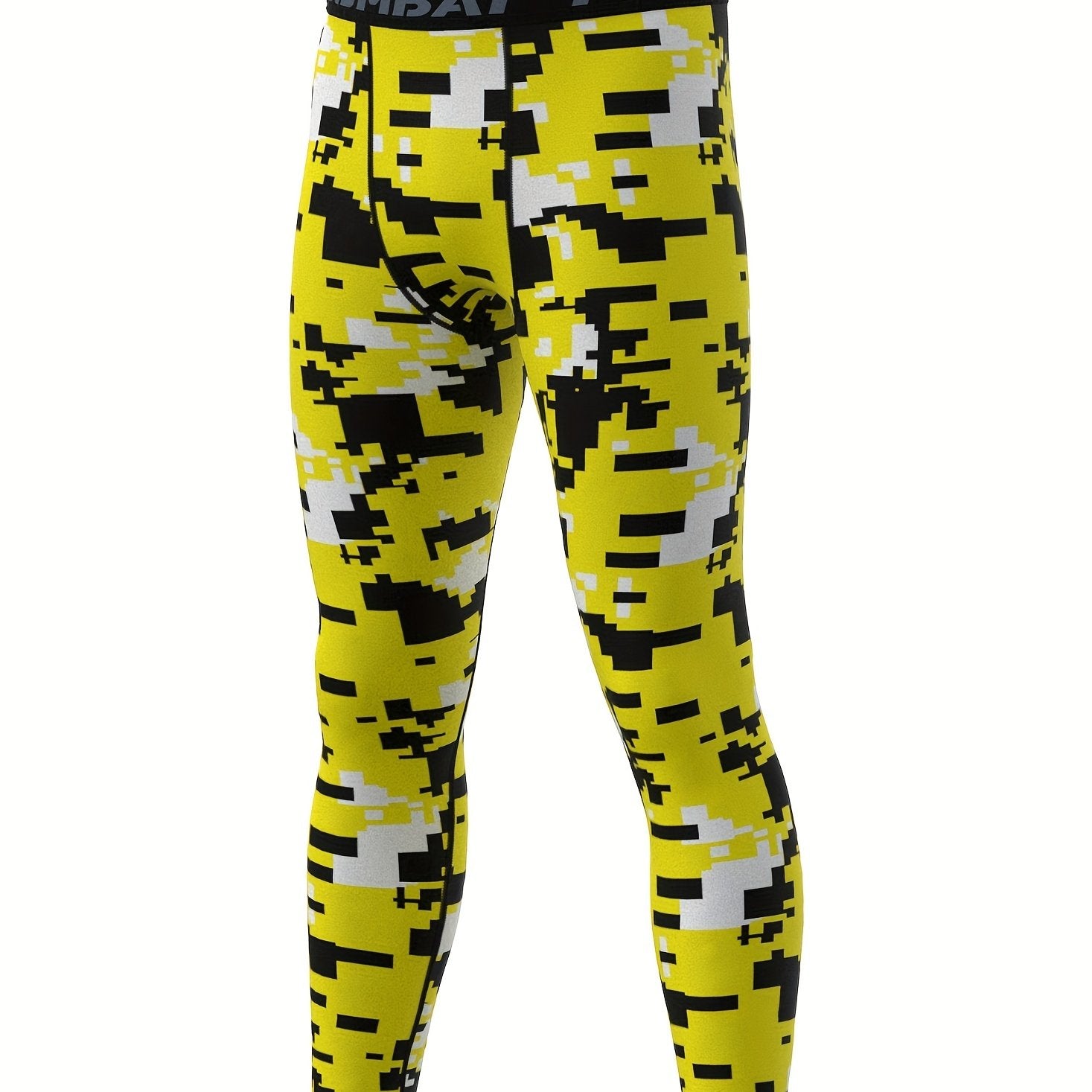 Men's Camo Compression Pants Quick Drying Leggings
