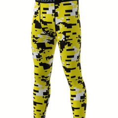 Men's Camo Compression Pants Quick Drying Leggings