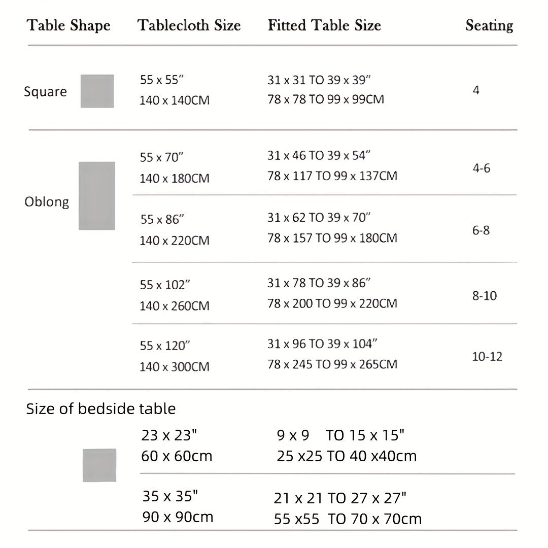 Bohemian Geometric Tablecloth for Restaurants Picnics Camping Birthdays