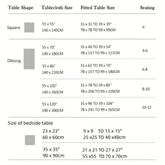 Bohemian Geometric Tablecloth for Restaurants Picnics Camping Birthdays