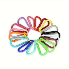 10pcs Colorful Hanging Buckle for Outdoor Camping Sports