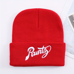 Embroidered Cold Hat American Style Warm Ear Protect