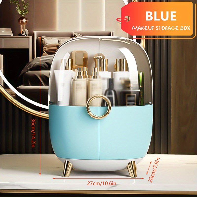 Large Dustproof Makeup Organizer Box for Vanity