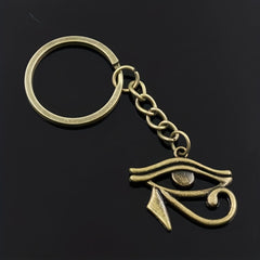Vintage Egypt Eye Of Horus Keychain Men Gothic Pendant Key Chains