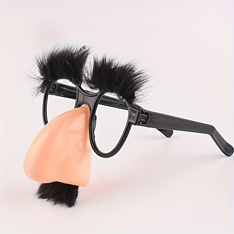 6pcs Mustache Glasses Set Spoof Ball Decorations Clown Cosplay Prop Gift