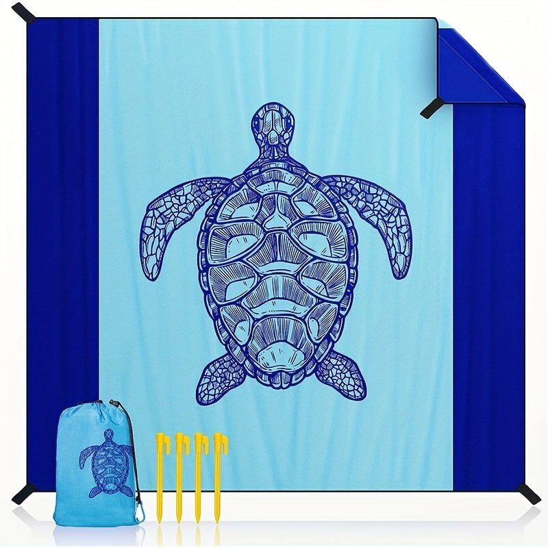 Fashionable Turtle Pattern Waterproof Sandproof Picnic Mat