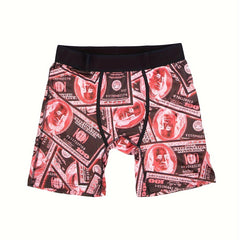 Men's Breathable Dollar Print Boxer Shorts