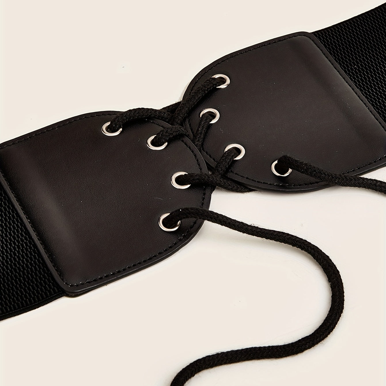Wide Belt Elastic Corset Waistband Waspie Belt Dress Coat Girdle