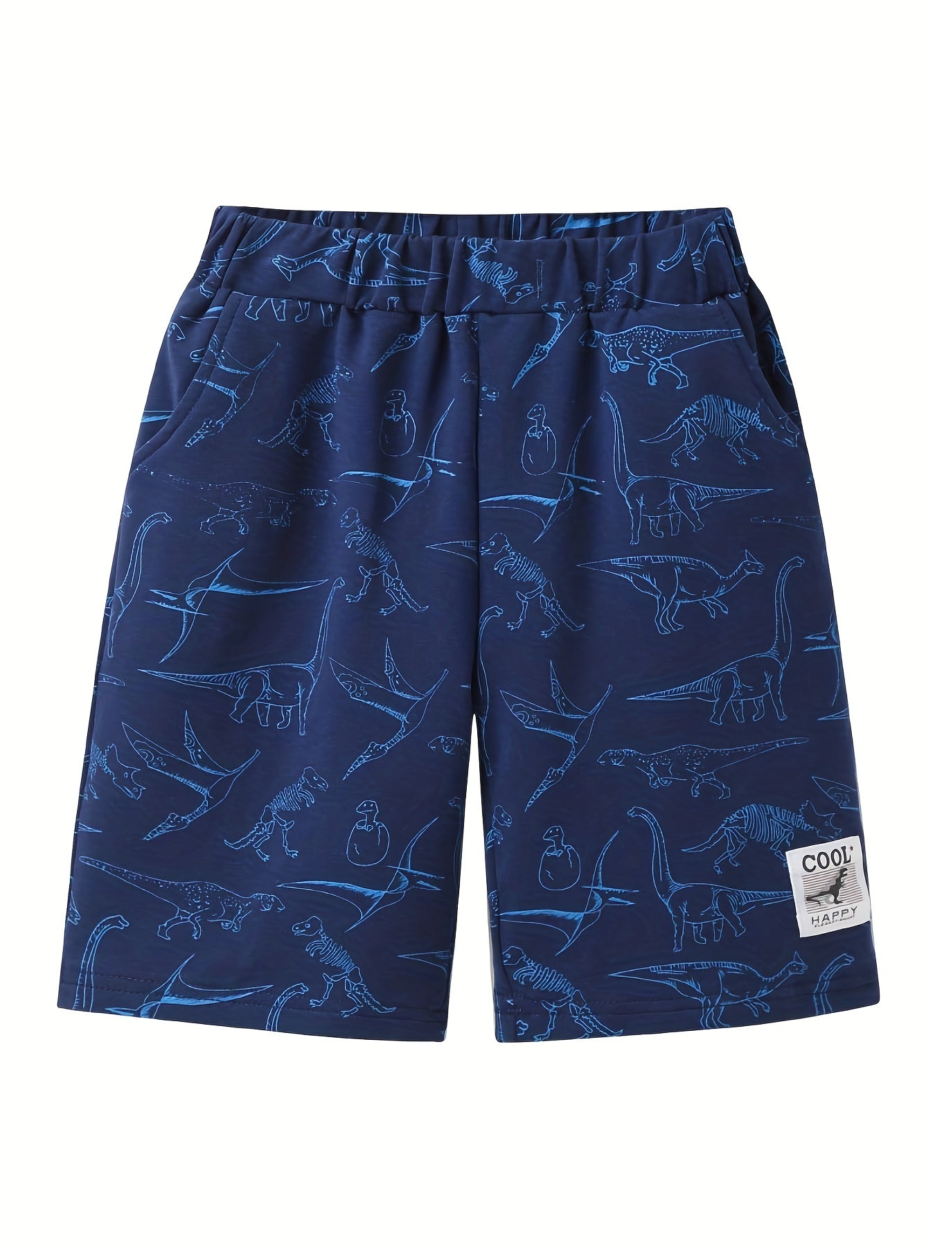 3pcs Dinosaur Boys Comfort Shorts Quick drying for Summer Outdoor
