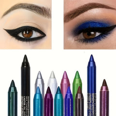 14 Colors Eyeliner Pen Matte High Pigmented Waterproof Smudge Proof Gel Pen