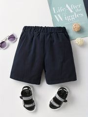 Toddler Boys Pocket Elastic Waist Casual Shorts Kids Summer Clothes