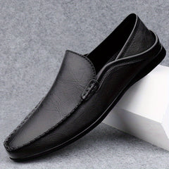 Men's Lightweight Faux Leather Loafer Shoes