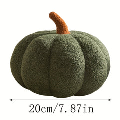 3D Fluffy Pumpkin Plush Pillow Realistic Animal Vibrant Colors for Halloween