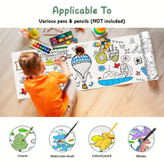 Creative Doodle and Painting Roll for Kids, 3m Expanded Doodle Paper