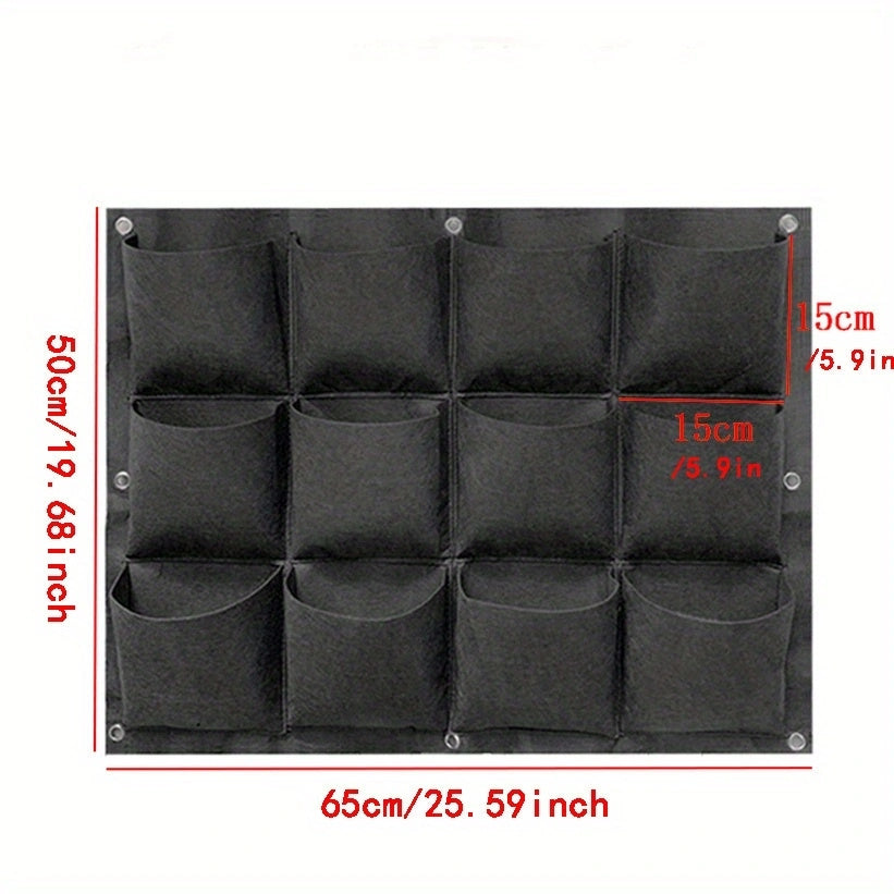 Waterproof Hanging Vertical Garden Wall Planter Plant Grow Bag
