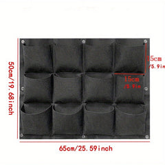 Waterproof Hanging Vertical Garden Wall Planter Plant Grow Bag