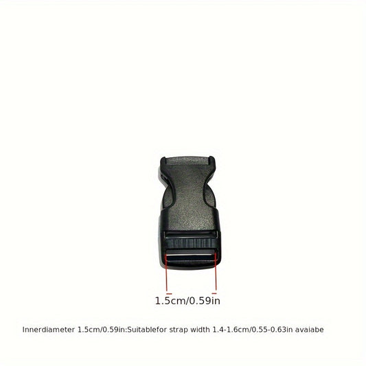 10pcs Heavy Duty Adjustable Release Buckles Inner Diameter 1.5-3.8