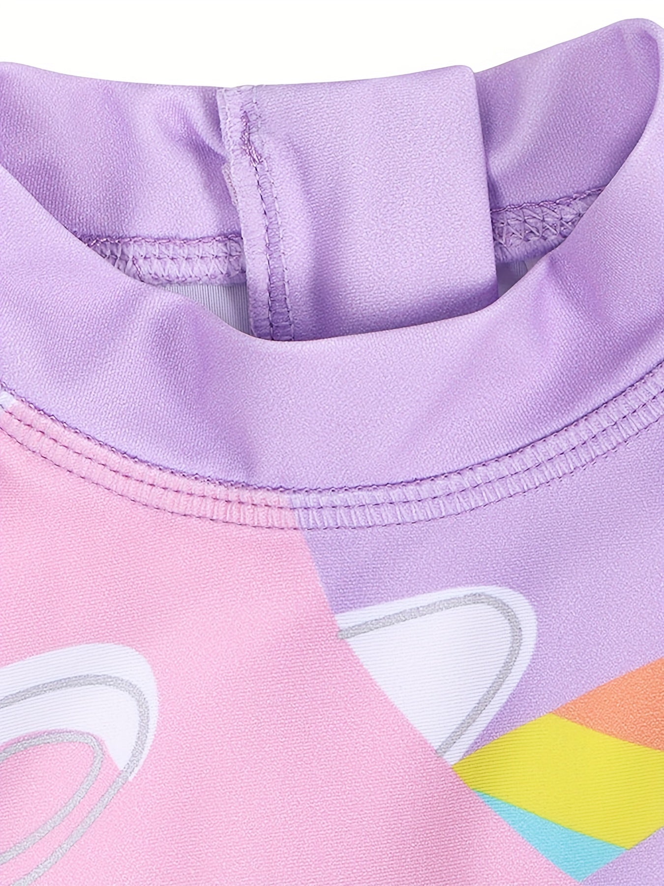 Toddler Girls Unicorn And Stars One Piece Swimsuit
