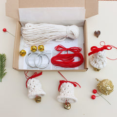 Macrame Jingle Bell DIY Kit - Perfect Christmas Gift